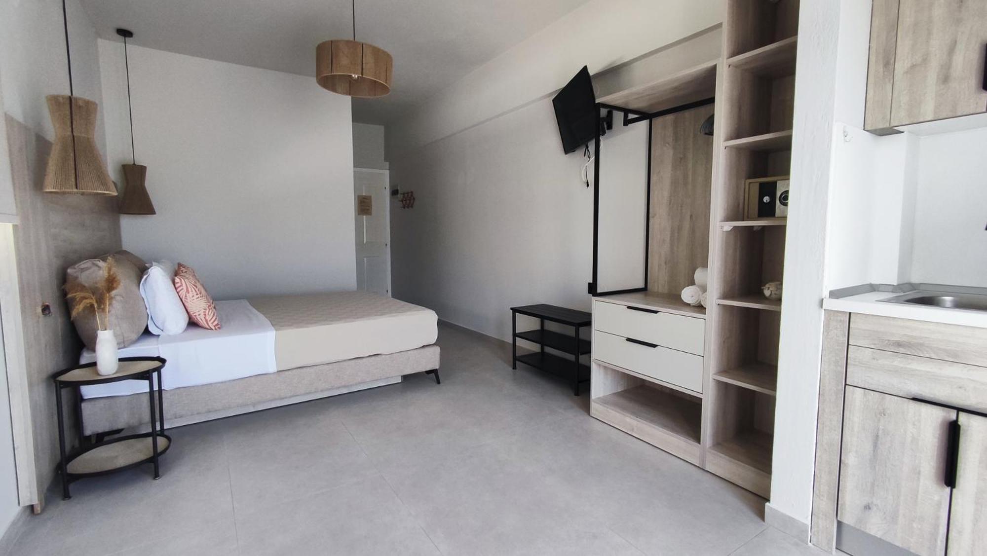 Nostos Studios Golden Beach Chrysi Ammoudia ภายนอก รูปภาพ